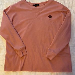 Pacsun rose long sleeve tee